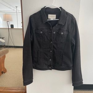 Anthropologie stretchy denim jacket